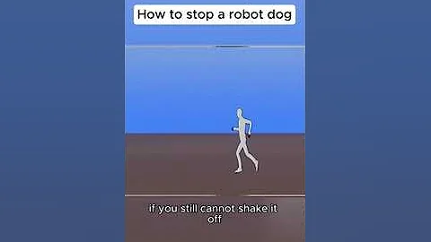 How to STOP a robot dog