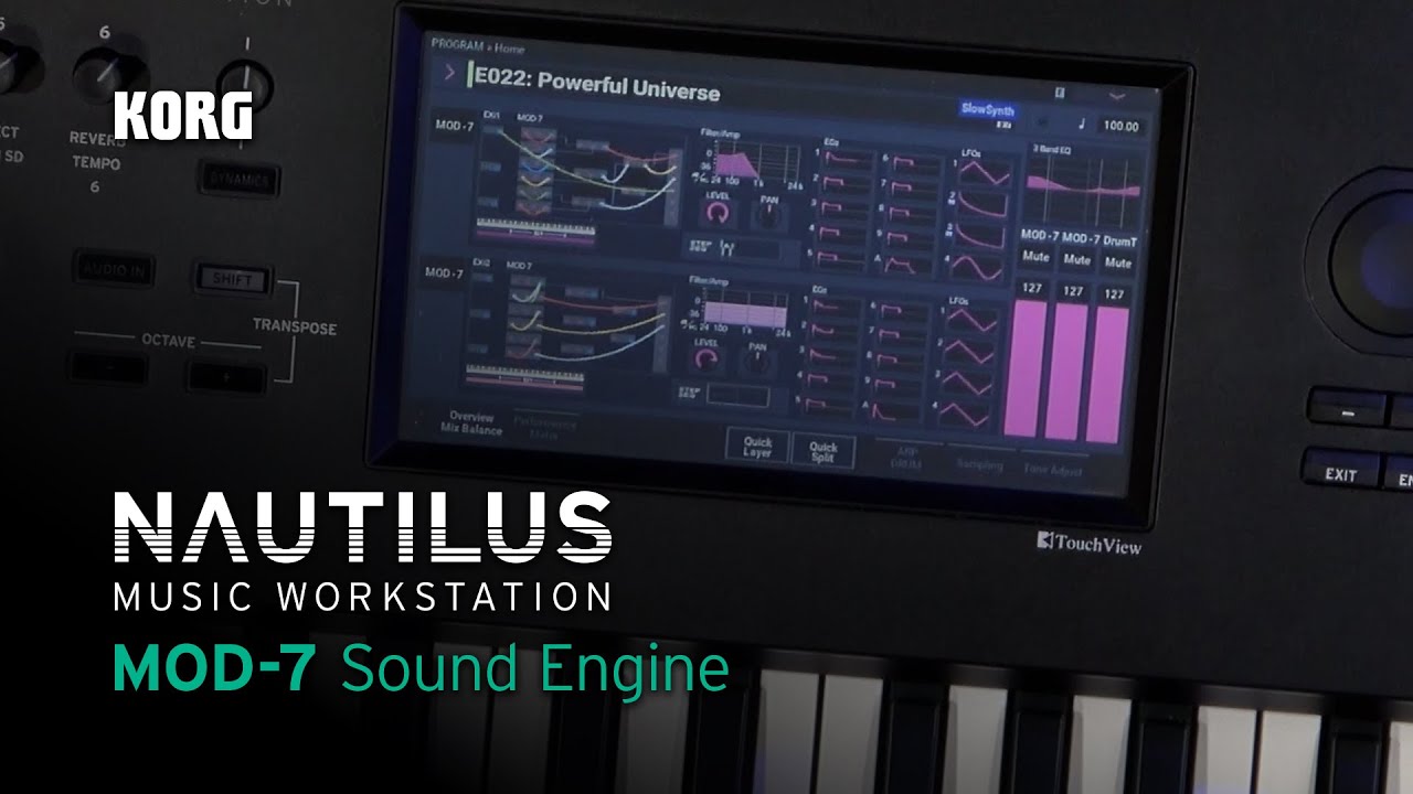 Nautilus Mod7 VPM sound engine YouTube