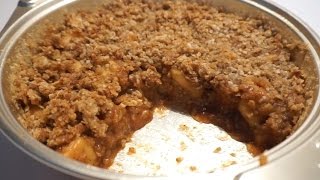 HEALTHY APPLE CRUMBLE WITH OATS  BY CRAZY HACKER