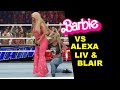 WWE 2K23 Barbie vs Blair &amp; Alexa &amp; Liv - 3 on 1 Challenge