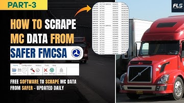 How to Scrape Data from Safer FMCSA for free