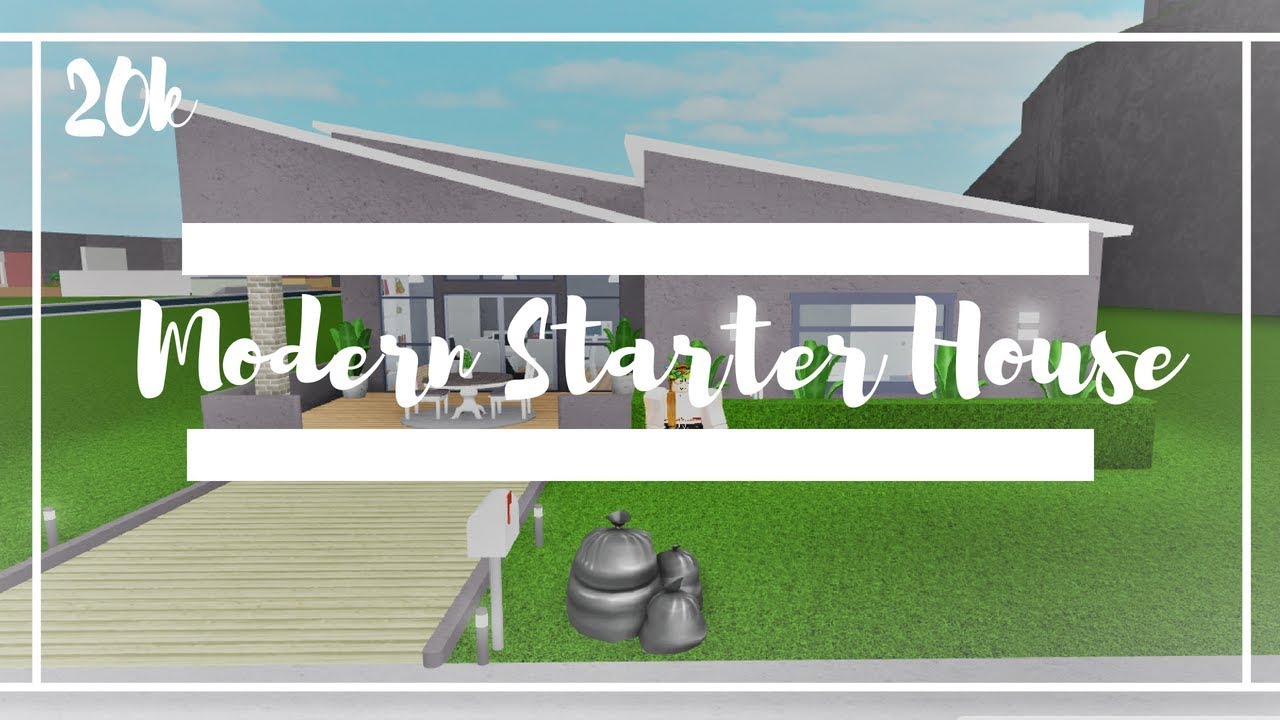 Roblox Welcome To Bloxburg Modern Starter Home Robux Codes May 2019 - roblox welcome to bloxburg modern starter home 25k