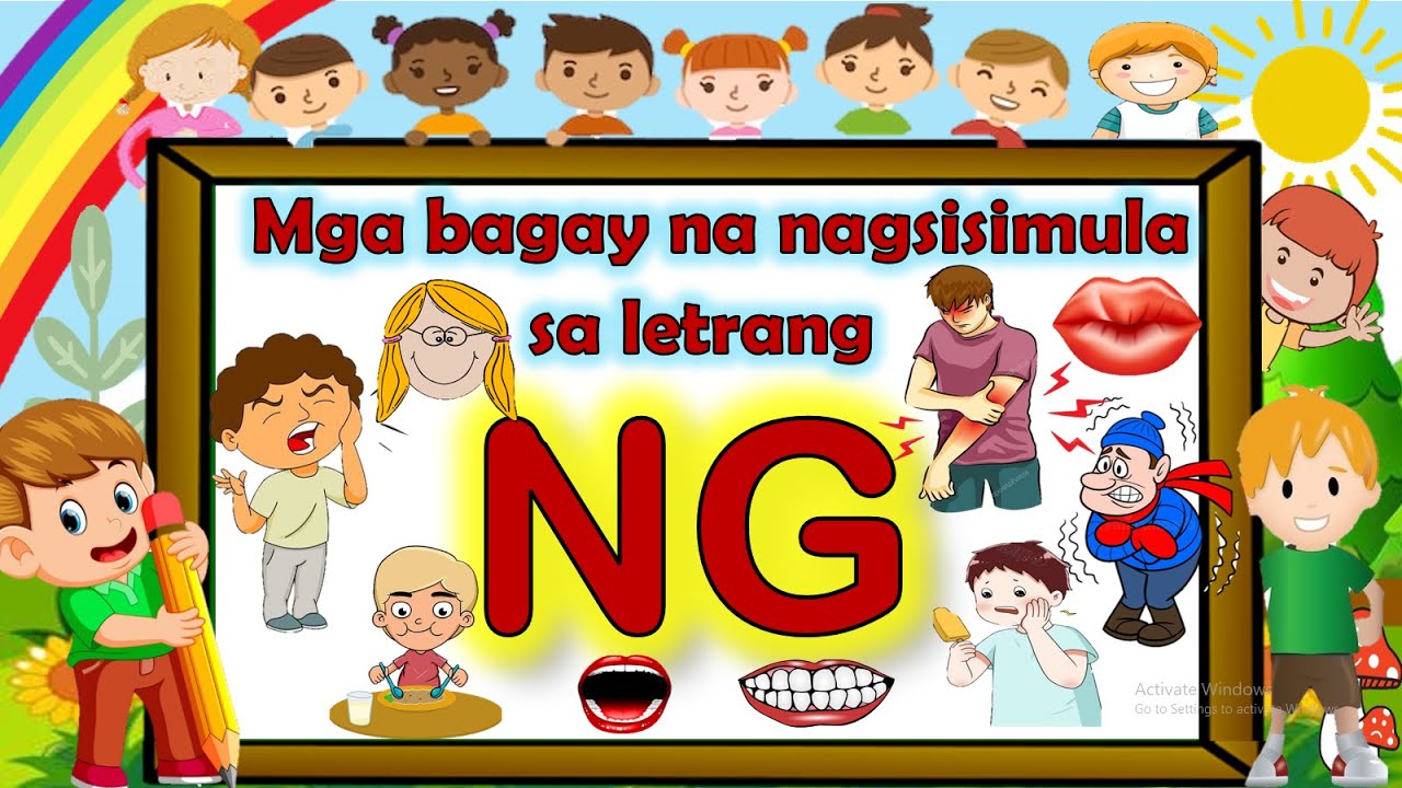 MGA BAGAY NA NAGSISIMULSA SA LETRANG NGng AT MAGSULAT NG MALAKI AT