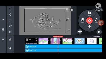 how to make swirl embosser on kinemaster