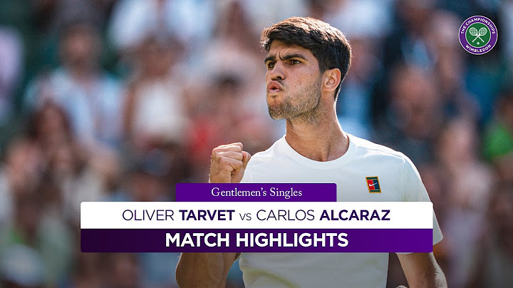 British qualifier pushes Alcaraz | Oliver Tarvet vs Carlos Alcaraz | Highlights | Wimbledon 2025