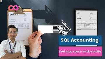 SQL Accounting - Step by step guide on linking your data file to LHDN E-Invoice portal