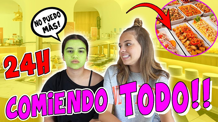 24 HORAS PROBANDO TODA LA COMIDA DEL BUFFET 🤢 NOS PONEMOS MALAS / El mundo de Indy