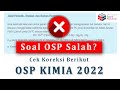 Ada yang Salah di Soal 5 OSP Kimia 2022? Pembahasan OSP Kimia 2022 (Soal 5 dan 6)