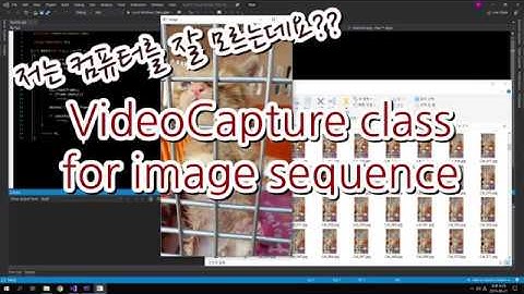 OpenCV - VideoCapture class for playing image sequence like a video file