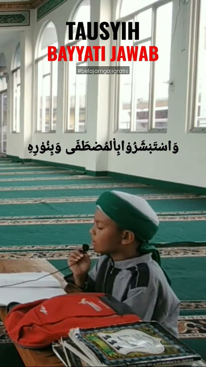 Latihan Qiroah Tausyih Bayati Jawab - Belajar Ngaji Gratis #tilawat #quran #bayati #muammar #shorts