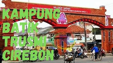 kampung batik trusmi  wisata batik di cirebon  jawa barat #batiktrusmi   #buyuttrusmi,