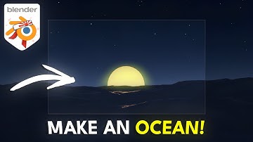 How to Make an Ocean in Blender in 1 Minute!