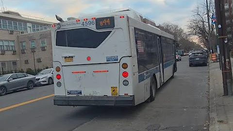 MTA NYCT Bus 2009 Orion VII Next Generation Hybrid #4596 on the B44 @Nostrand Ave/Ave S