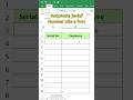 STOP Typing Serial Numbers! Quick Excel Automation Hack😎 #excel #dataextractor #exceltips