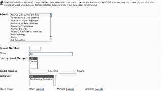 Search for D1 & D2 Courses