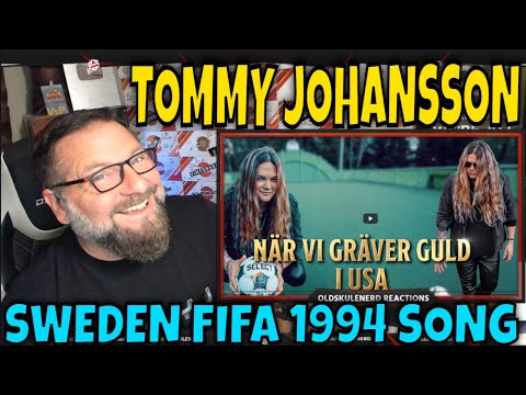 TOMMY JOHANSSON - FIFA 1994 SWEDEN SONG (METAL) OLDSKULENERD REACTION