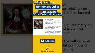 😡  Lord Capulet EXPLAINED in 60 Secs! | #GCSEEnglish #RomeoAndJuliet #LetsLearn #englishlit