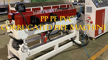 High Speed HDPE Single Wall Corrugated Pipes machine SWC pipes machine