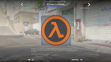 CS2 Sticker | Lambda   - Counter-Strike 2 Inspect & Skin Showcase Half Life Alyx Capsule