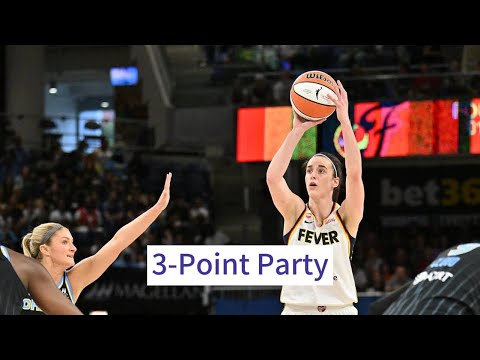 Caitlin Clark Throws 3-Point Party in Fever Win Over Sky