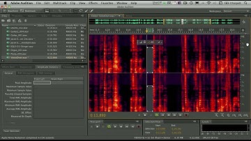 Spectral Editing Techniques in Adobe Audition for the Mac