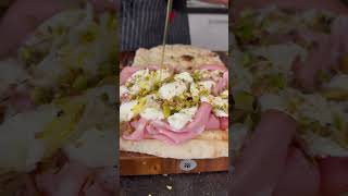 Italian Toasted Sandwich | Mortadella, Mozzarella &amp; Pistachios #ToastedSandwich #SandwichRecipe