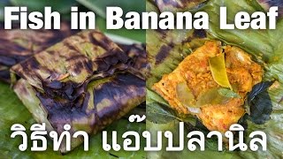 Thai Fish Grilled in a Banana Leaf Recipe (วิธีทำ แอ๊บปลานิล)