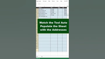 How to Convert Lat Long to Address directly in Excel