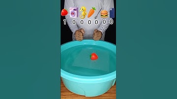 Try to guess how many tissue paper it tooks! #satisfying #asmr #water #experiment