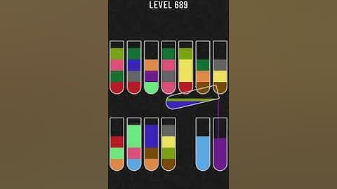 Water Sort Puzzle   level 689 !!! Mobile Cell Phone Game Walkthrough Android / Apple