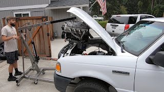 Cramming a 6.0L LS & 4L60e Into 2007 Ford Ranger 2wd Shop Truck Part 1