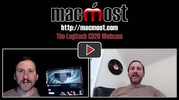 The Logitech C920 Webcam (#1082)