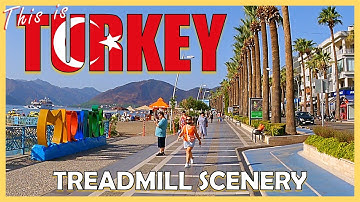 Stunning Turkey Running Scenery | 1 Hour Virtual Run | Treadmill Scenery | Virtual Running Video
