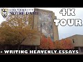 University of Notre Dame Tour [4K] + Essay Tips #notredame #collegetour #essay