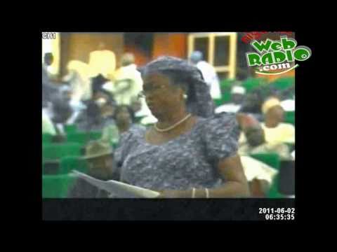 www.nigeriawebradio.com | In September 2007, Hon. Patricia Olubunmi Etteh faced a committee of the house over accusations that she had authorised the spending of 628 million Naira on renovations of her official residence and that of her deputy, and the purchase of 12 official cars meant for the House of Representatives. Accusations of theft were chanted at her as she tried to speak in the House. She was consequently removed as the speaker on October 30, 2007 over the allegations, though she was never officially indicted. On June 2, 2011, she spoke at the valedictory session of the house challenging anyone with information of her wrong-doings to make such information public. The house subsequently passed a resolution lifting all forms of indictments that led to her removal as Speaker.