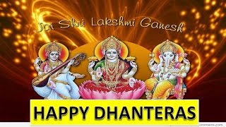 Dhanteras Best wishes Happy Dhanteras 2020 Video Greetings