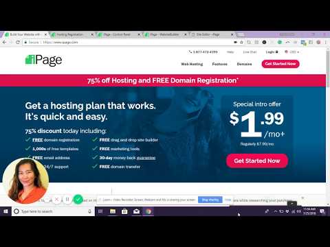 IPage Website Tutorial Video