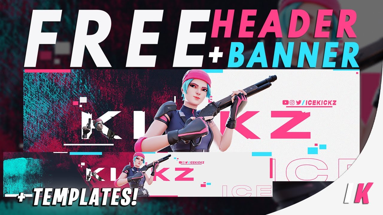 How To Make A Free Fortnite Bannerheader In Pixlr Tutorial