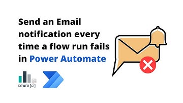 Send a notification when flow fails - Power Automate