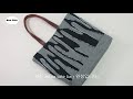 DIY 청바지로 제브라 토트백 만들기 old denim into zebra tote bag