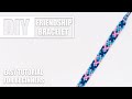 Diamond Cross X Interlocking Overlay Macrame Friendship Bracelets | Easy Tutorial for Beginners