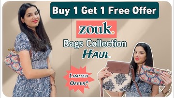Zouk Bags Collection | Zouk Bogo Sale | Buy 1 Get 1 Free | Sling Bag, Office Bag, Laptop Bag Etc.,