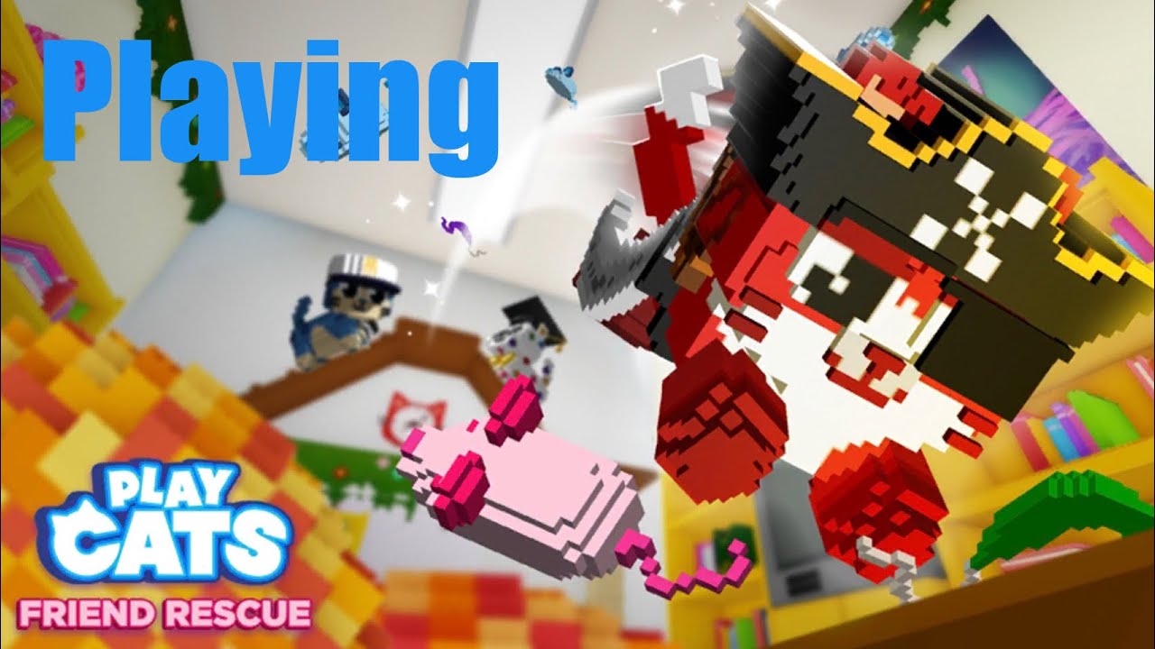Playing play cats friend rescue YouTube