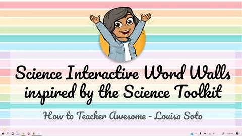 Interactive Word Wall Ideas