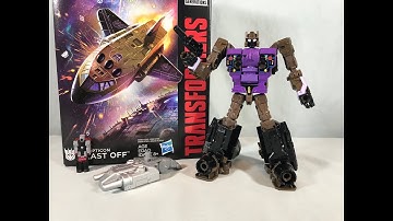 Transformers Power of the Primes Combiner Wars Deluxe Class Decepticon Blast Off Review