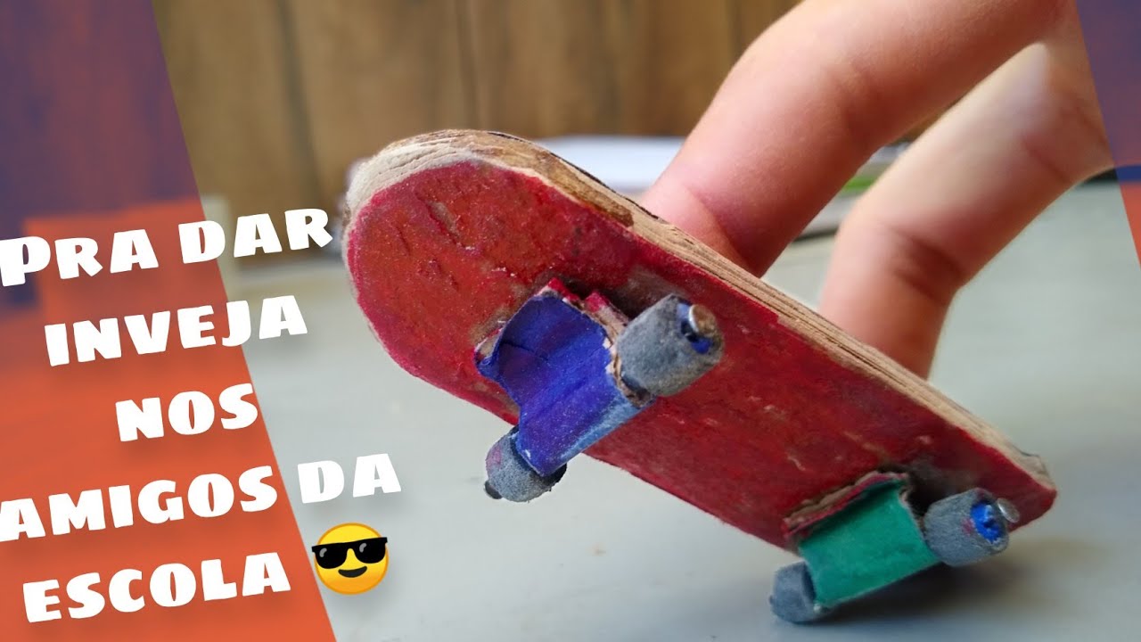 Kit 5 Skate De Dedo Mini Prancha Shape Com Lixa Truck Metal