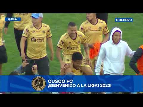 Liga2: mira la emocionante celebración de Cusco FC tras ascender a la Liga1 Betsson 2023