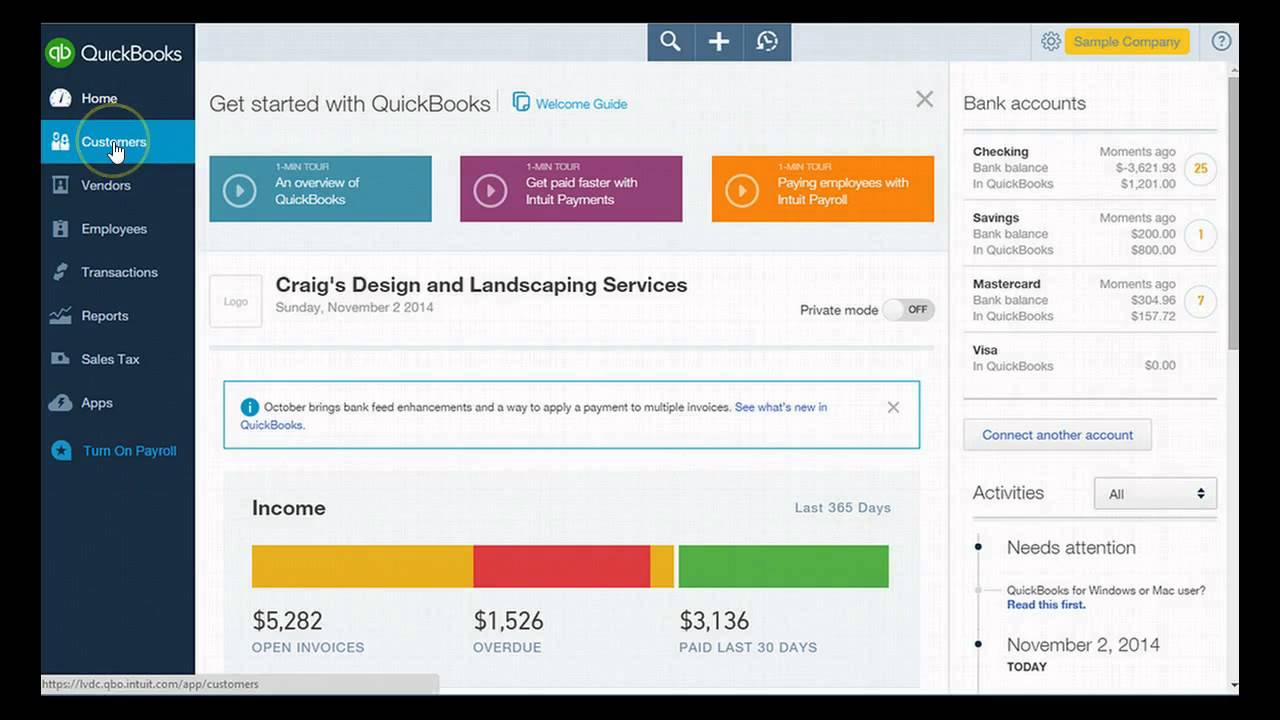 QuickBooks Cloud Multiple tabs YouTube
