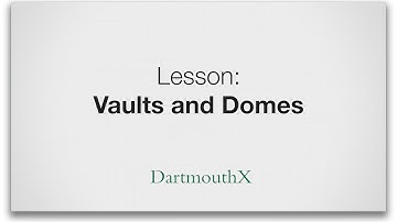 What is the difference between an arch, a vault, and a dome?