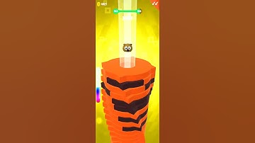 Drop Stack Ball Game Level 343 - short video - More Gaming